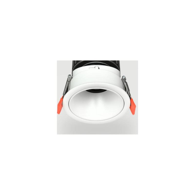 Produto de Aro Downlight Circular Branco para Lâmpada LED GU10 / GU5.3 Corte Ø 75 mm