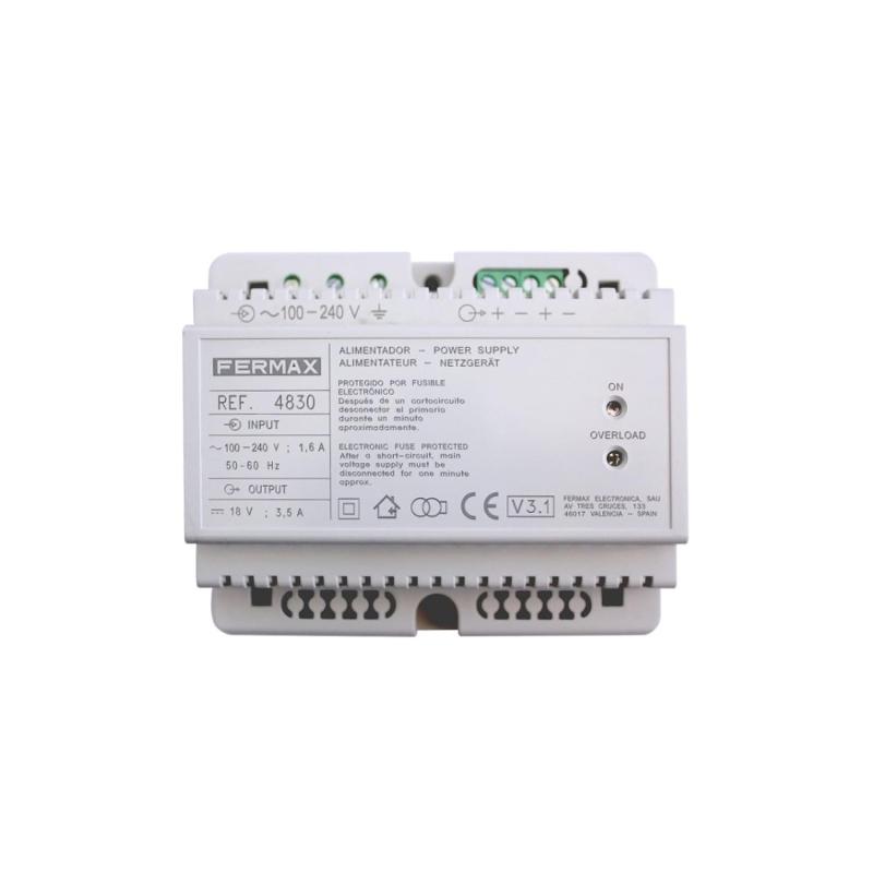 Produto de Fonte de Alimentação 12V AC + 18V DC 1.5A FERMAX 4810 