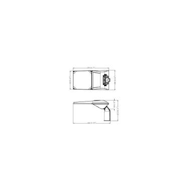 Producto de Luminaria LED 40W Ámbar Infinity Street PHILIPS Xitanium Regulable 1-10V Alumbrado Público