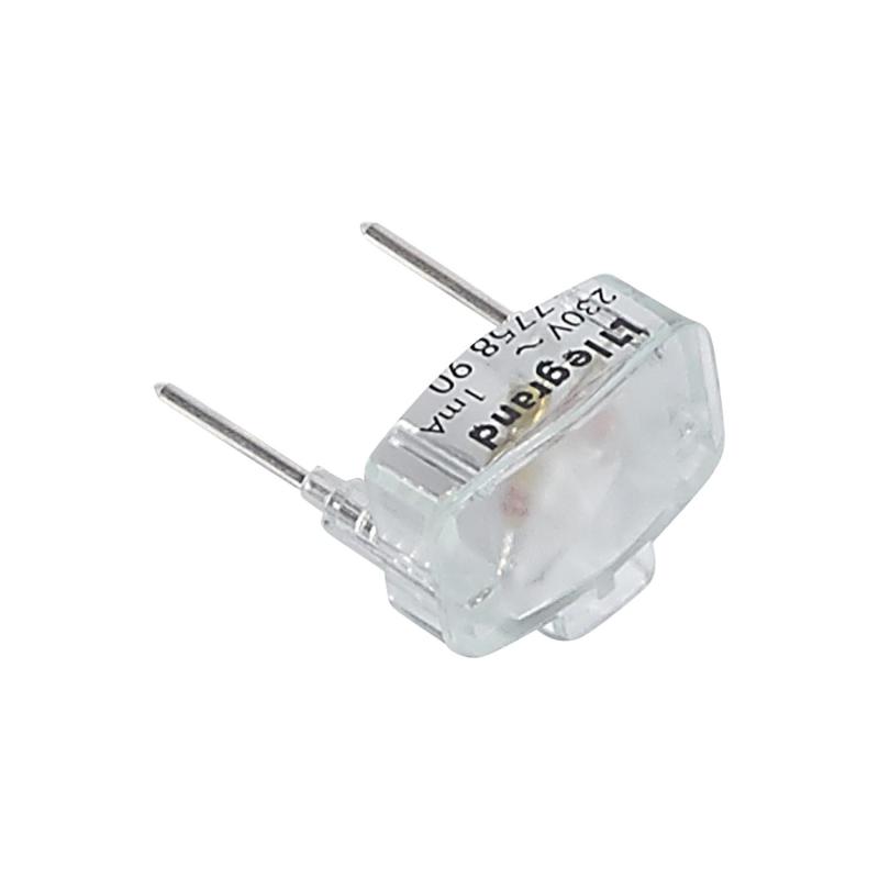 Produto de Lâmpada de Reposição Plexo para Função de Luz Piloto para Botão de Pressão 230V 1mA LEGRAND 069496 