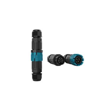 Produto de Conector de Cabo Estanque Conexão Macho Fêmea 3 Pines 0.5-2.5mm² IP68