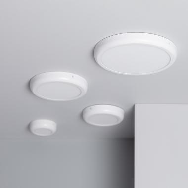 Producto de Plafón LED 24W Circular Metal Ø300 mm Design White 