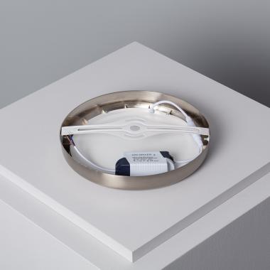 Producto de Plafón LED 18W Circular Metal Ø220 mm Design Silver