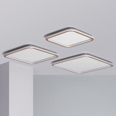 Producto de Plafón LED 30W Cuadrado Metal 410x410 mm CCT Seleccionable Allharo