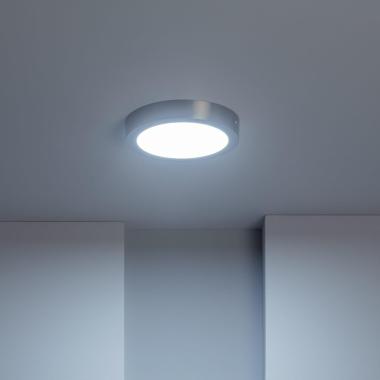 Producto de Plafón LED 18W Circular Metal Ø225 mm Silver 