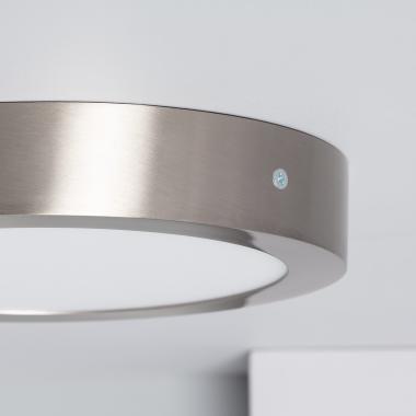 Producto de Plafón LED 18W Circular Metal Ø225 mm Silver 