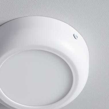 Producto de Plafón LED 6W Circular Metal Ø125 mm Design White 