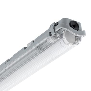 Produto de Armadura Hermética Slim para um Tubo LED 60 cm Conexão Uni-Lateral IP65