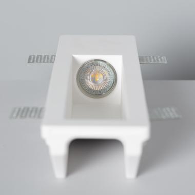 Produto de Aplique de Parede Integração Gesso/Pladur para Lâmpada LED GU10 / GU5.3 Corte 353x103 mm