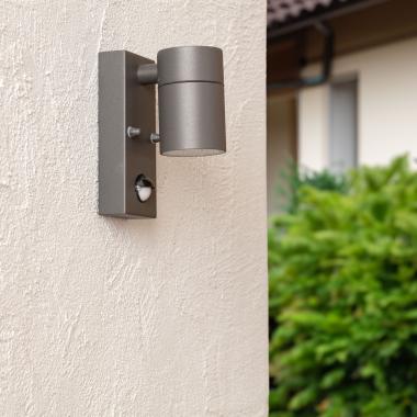 Produto de Aplique de Parede Exterior Aço Inoxidável com Sensor PIR Stone