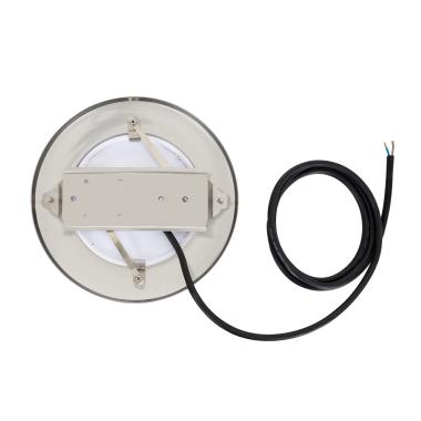 Produto de Foco Piscina Superfície LED RGB Submersível 12V AC IP68 Aço Inoxidável 20W