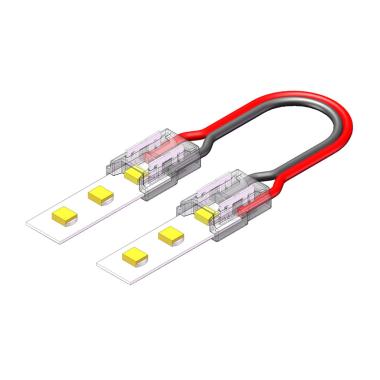 Producto de Conector Tira LED 12/24V DC COB IP20 Ancho 8mm Doble con Cable