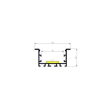 Producto de Perfil Arquitectónico de gran Tamaño 2m para Tiras LED