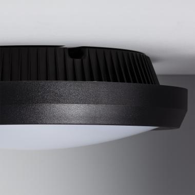 Producto de Plafón Circular para Exterior Ø300mm IP65 Curio Negro