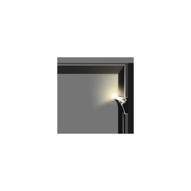 Producto de Perfil de Aluminio Empotrable para Escayola / Pladur con Tapa Continua para Tira LED hasta 20mm