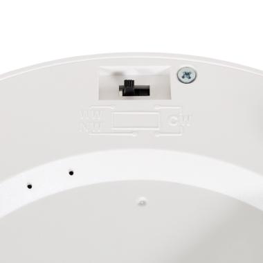 Produto de Plafon LED 18W CCT Selecionável Circular de Corte Ajustável Ø75-210 mm Moldura Alumínio