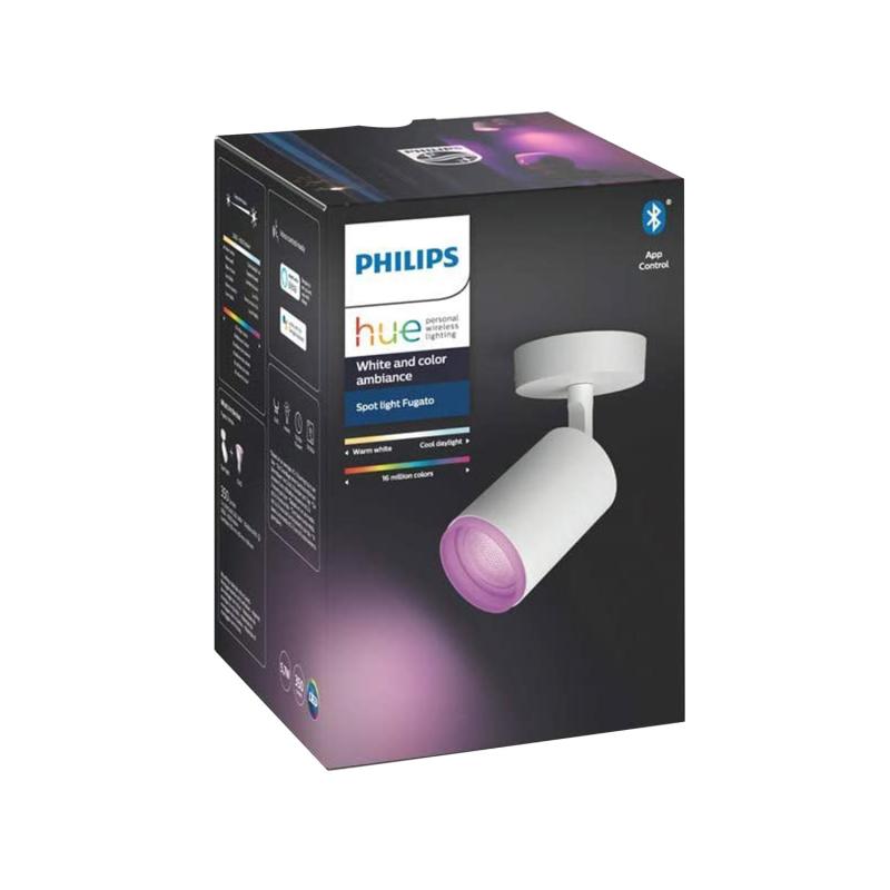 Producto de Aplique White Color 6W PHILIPS Hue Fugato