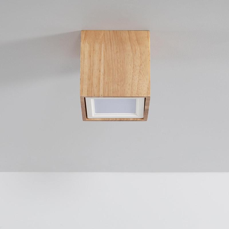 Producto de Aplique de Techo LED 6W de Madera Sigurd