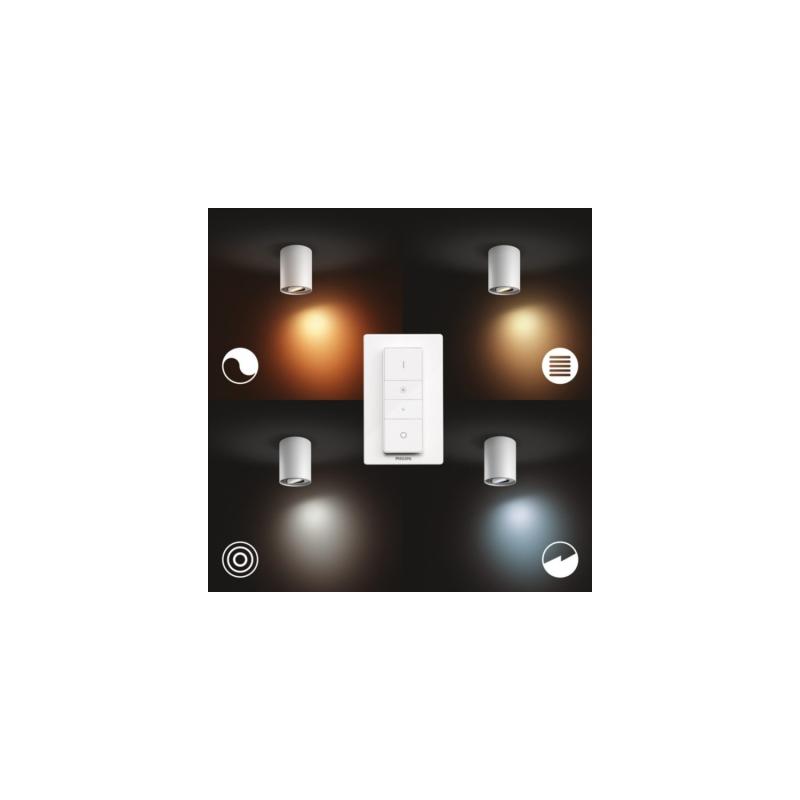 Produto de Aplique de Teto White Ambiance GU10 PHILIPS Hue Pillar 