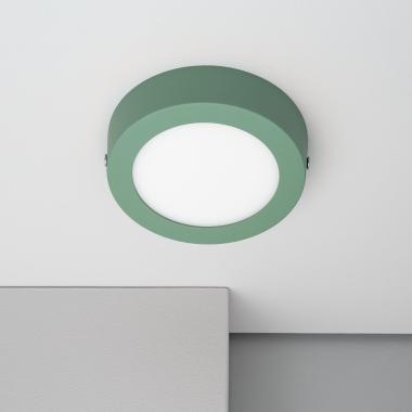 Producto de Plafón LED 6W Circular Aluminio Slim Ø110 mm CCT Seleccionable Galán SwitchDimm