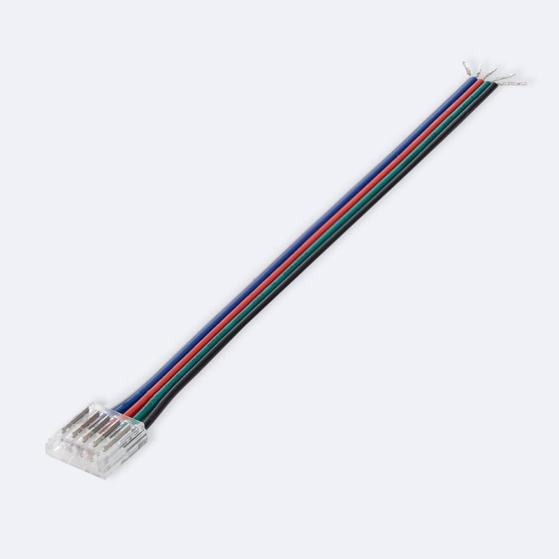 Producto de Conector Hipopótamo con cable para Tira LED RGBW 24V DC COB IP20 Ancho 12mm