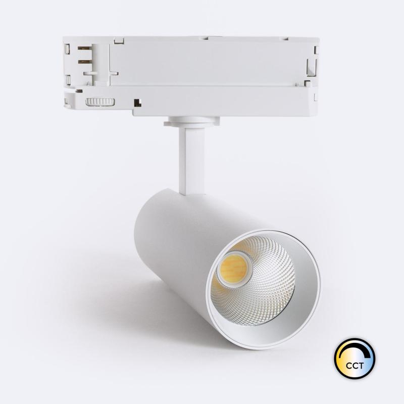 Produto de Foco Carril LED Trifásico 20W Carlo CCT Seleccionável Branco 