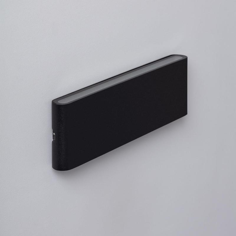 Producto de Aplique de Pared Exterior LED 20W Aluminio Rectangular Iluminación Doble Cara Luming Negro