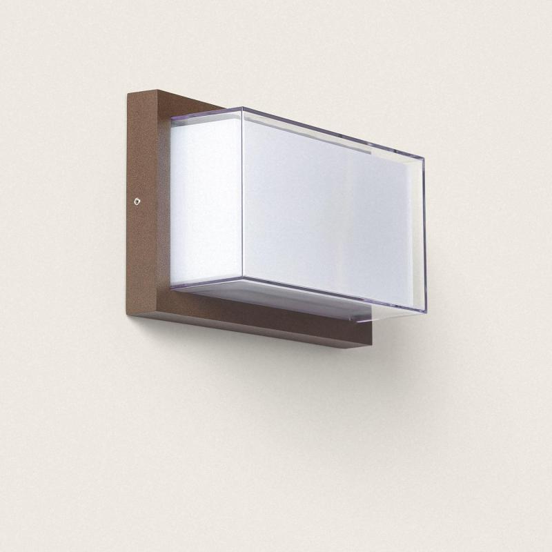 Producto de Aplique de Pared Exterior LED 12W Aluminio CCT Seleccionable Doble Difusor Caelia