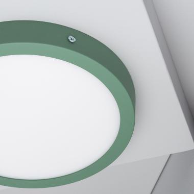 Producto de Plafón LED 18W Circular Aluminio Ø210 mm Slim CCT Seleccionable Galán SwitchDimm