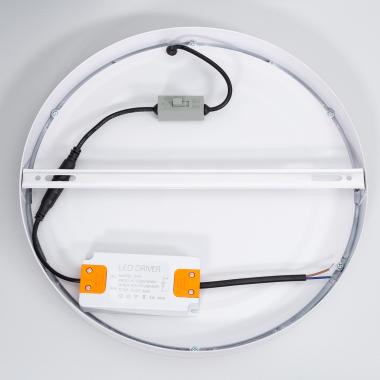 Producto de Plafón LED 24W Circular Aluminio Ø280 mm Slim CCT Seleccionable Galán SwitchDimm