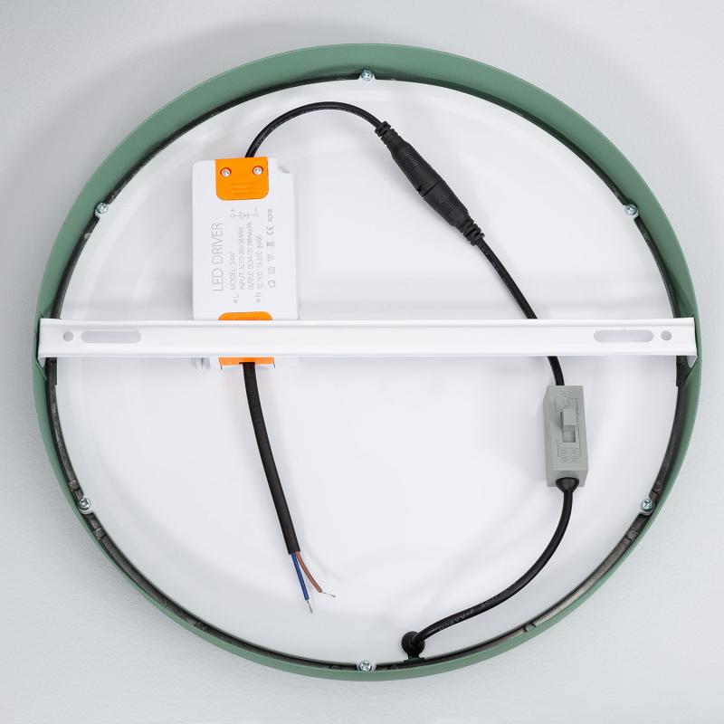 Produto de Plafon LED 24W Circular Alumínio Ø280 mm Slim CCT Selecionável Galán SwitchDimm