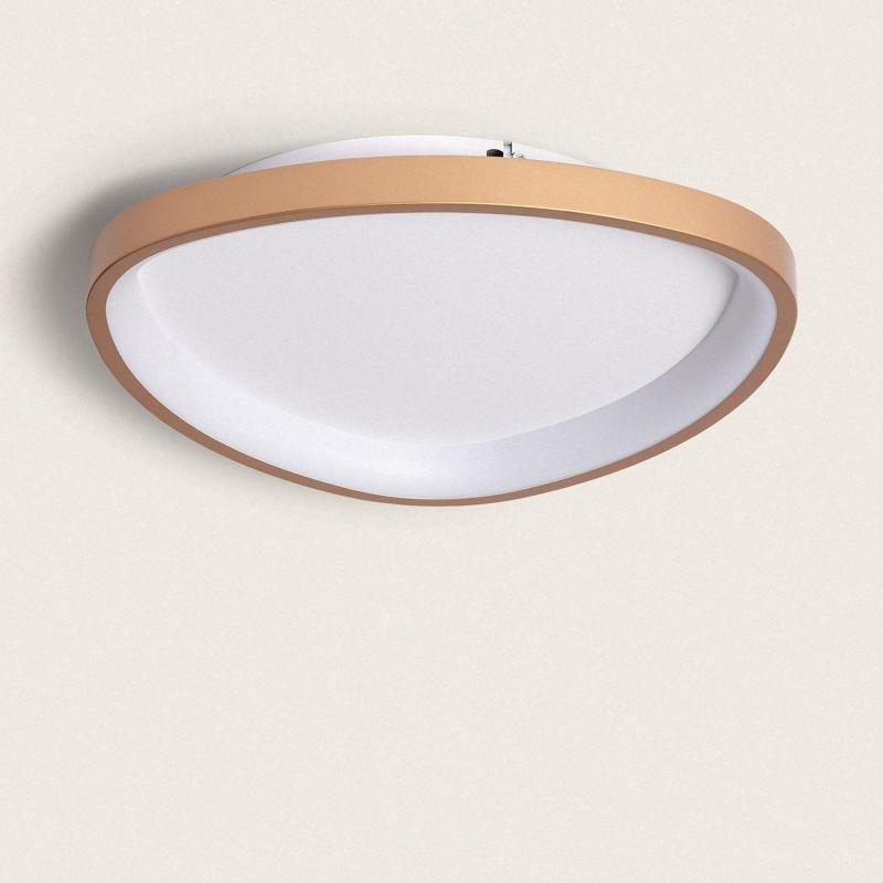 Produto de Plafon LED 20W Oval Metal Ø420 mm CCT Selecionável Owen