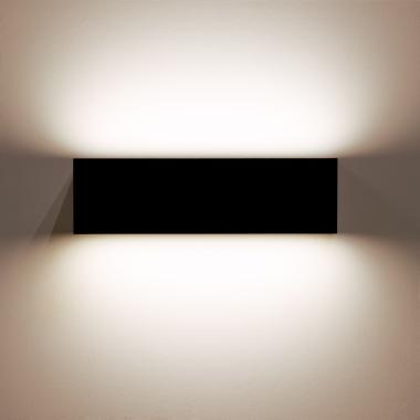 Producto de Aplique de Pared Exterior LED 10W Iluminación Doble Cara Rectangular Negro Lena