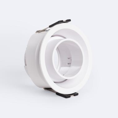 Producto de Aro Downlight Cónico Basculante Bajo UGR para Bombilla LED GU10 / GU5.3 Corte Ø75 mm Suefix  