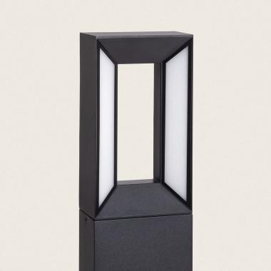 Baliza Exterior LED 50cm 2x6W Aluminio Trimel Negro