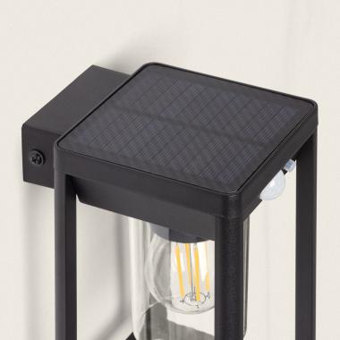 Producto de Aplique de Pared Exterior Solar LED 2W Aluminio con Sensor de Movimiento Devah