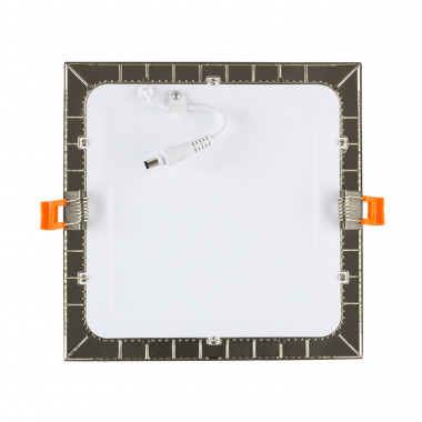 Produto de Placa LED Quadrada SuperSlim 18W Silver Corte 205x205 mm