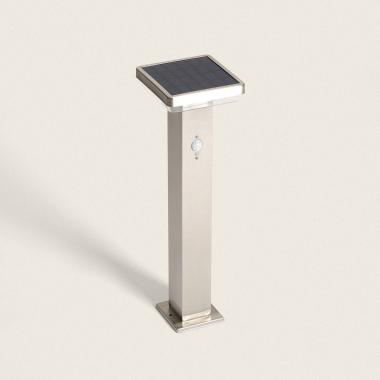 Baliza de Pé Exterior Solar LED 5W 50cm Alumínio com Sensor de Movimento Barton Square