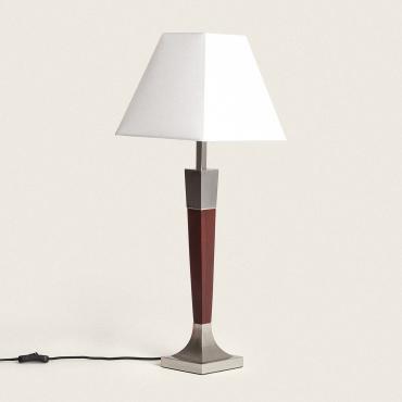 Candeeiro de Mesa Metal Lizza Piramis Branco