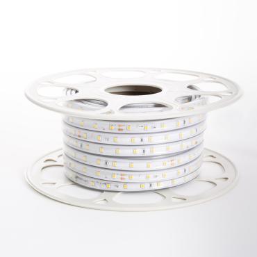Fita LED Exterior Solar 24V DC SMD2835 60 LED/m 25m IP65 Largura 12 mm Corte 100 cm RGB