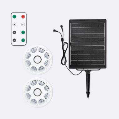 Produto de Fita LED Exterior Solar 24V DC SMD2835 60 LED/m 40m IP65 Largura 12 mm Corte 100 cm