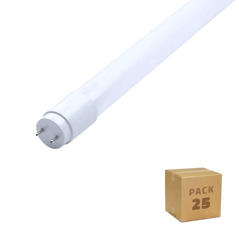 Producto de Tubo LED T8 G13 45 cm Nano PC Conexión un Lateral 7W 100 lm/W (Pack 25 un)