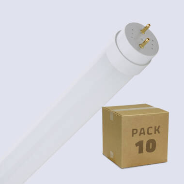 Tubo LED T8 Cristal 60cm Conexão uni-Lateral 9W 140lm/W (Pack 10 un)