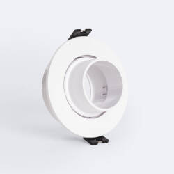 Product Aro Downlight Circular Basculante Bajo UGR para Bombilla LED GU10 / GU5.3 Corte Ø75 mm Suefix