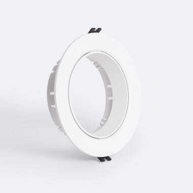 Aro Downlight Encastrável Circular Direccionável para Lâmpada LED GU10 AR111 Corte Ø135 mm