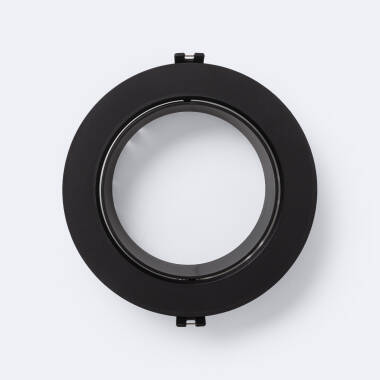Produto de Aro Downlight Encastrável Circular Direccionável para Lâmpada LED GU10 AR111 Corte Ø135 mm
