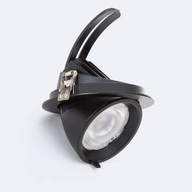 Downlight LED 24W Circular Direccionable OSRAM 120 lm/W LIFUD Corte Ø 170 mm Negro