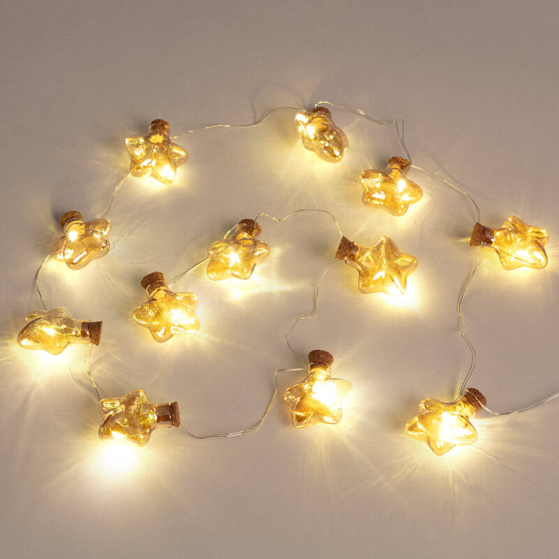 Producto de Guirnalda LED Estrellas con Batería Heryt