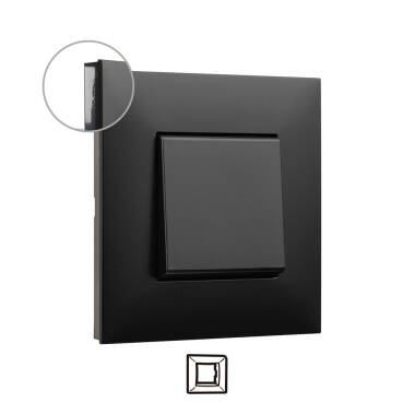 Placa Embelezadora 1 Elemento Dark LEGRAND Valena Next 741051