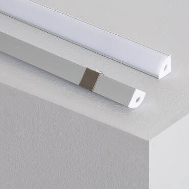 Perfil com Fita LED New Aretha 600mm 6W para Esquinas Várias opções